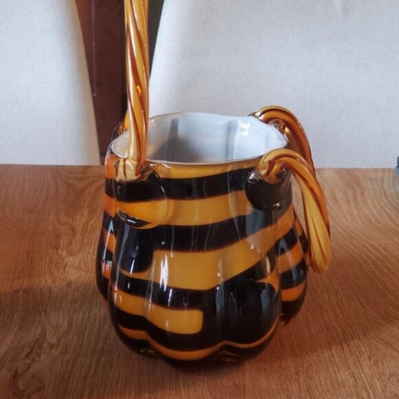 Glass Pocketbook Vase Decor Planter New in Box 9 x 6 inches - Picture 3 of 8